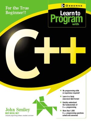cover image of Learn to Program with C++